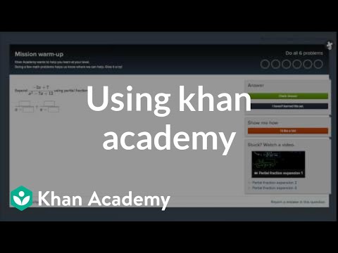 Using Khan Academy