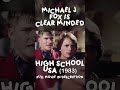 Michael J. Fox is Clear Minded | High School USA (1983) | #Shorts