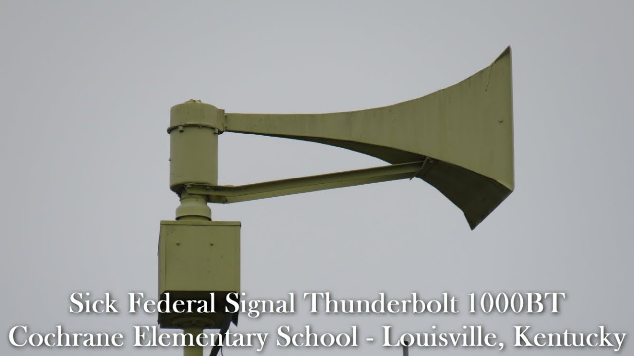 Extremely Sick Thunderbolt 1000T Siren Test | Full Alert | Cochrane ES - Louisville, KY | 12/8/20