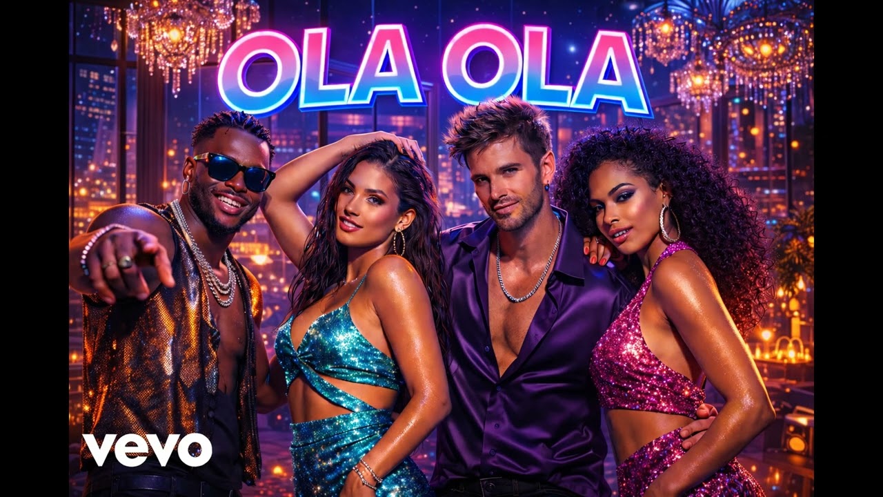 GIMS Ft  Dhurata dora & Dafina Zeqiri, Soolking   Ola Ola (Officiel Vidéo)