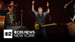 Bruce Springsteen performing at Prudential Center in Newark