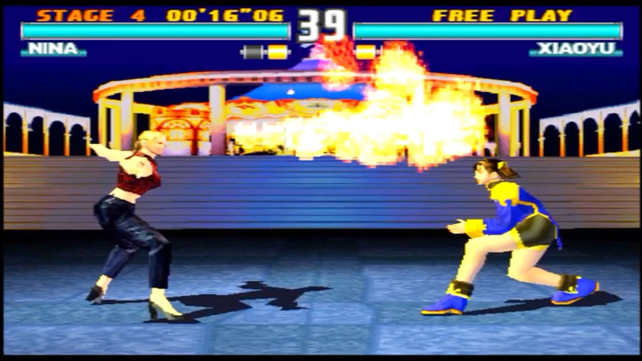 Requested video Tekken 3 Nina With ogre Move one Hit kills Gameplay 