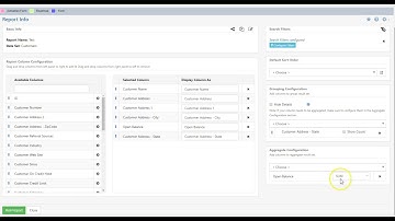 Ad Hoc Report Example