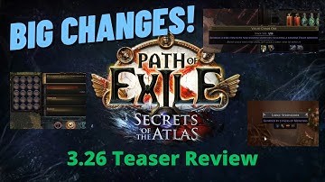 POE 3.26 Teasers Breakdown – New Orbs, UI Updates & Big Changes - Secrets of the Atlas
