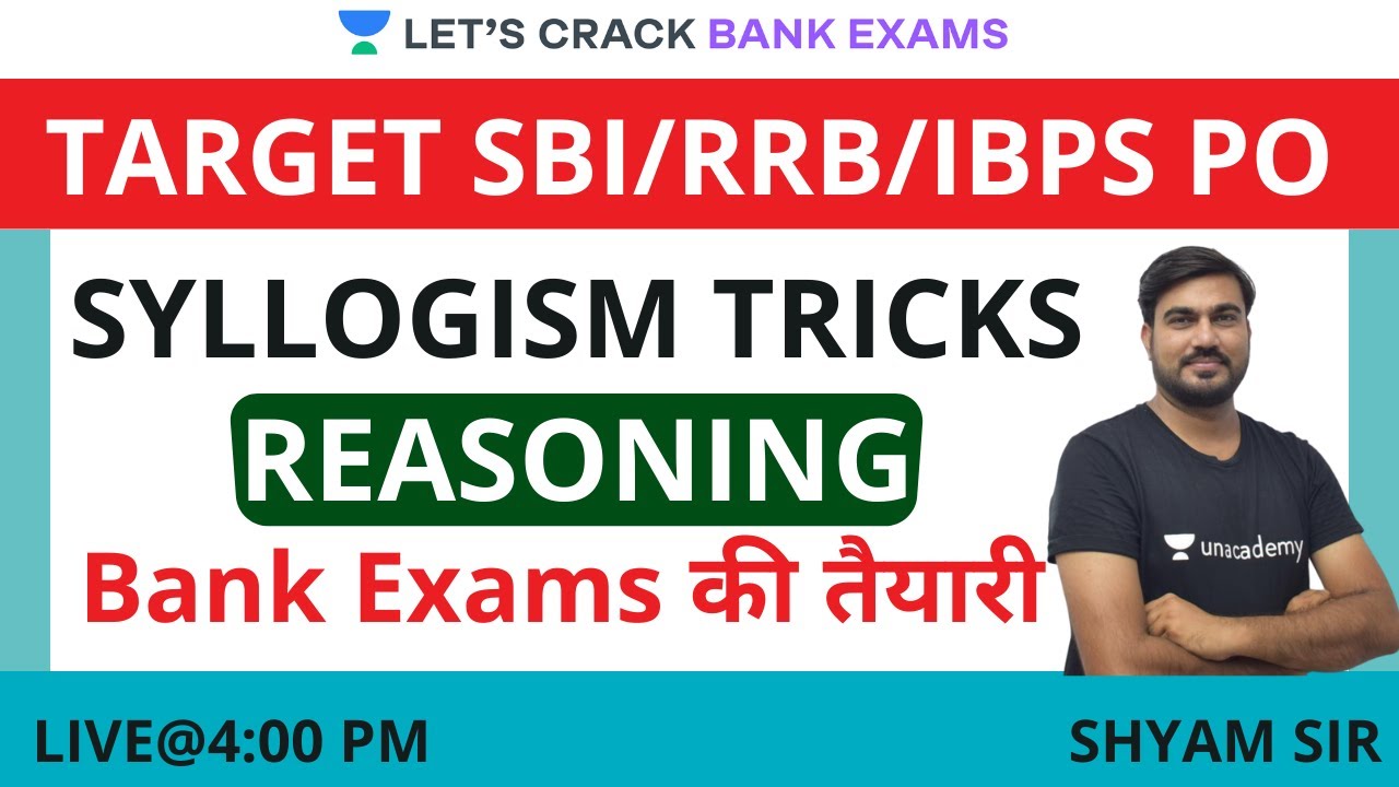 Syllogism Tricks for Bank Exams | Reasoning by Shyam Sir