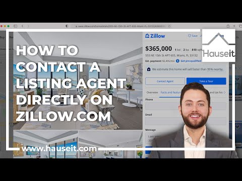 How to Contact a Listing Agent Directly on Zillow