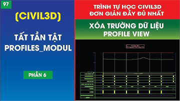 97.[Civil3d] Xóa các trường dữ liệu trong đầu bảng trắc dọc trong Civil 3d #97