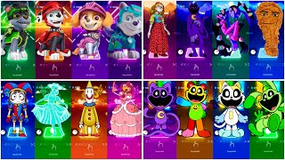 PAW PATROL VS ALL VS DIGITAL CIRCUS VS SMILING CRITTERS Tiles Hop! by Music Hop Funny 2,469 views 7 days ago 32 minutes