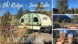 Oh! ridge campground on june lake just off of california's highway 395
is a travel small live big favorite! this large has several loop...