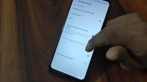Realme 7 how to change navigation button, how to change navigation bar in realme mobile