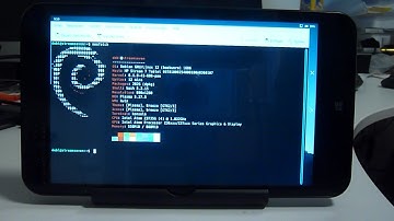 Test von Debian 12 (bookworm) 32-bit auf hp Stream 7 Tablet