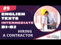 Text 9 Hiring a contractor (Topic &#39;Jobs&#39;) 🇺🇸Английский INTERMEDIATE (B1-B2)| Уроки английского языка