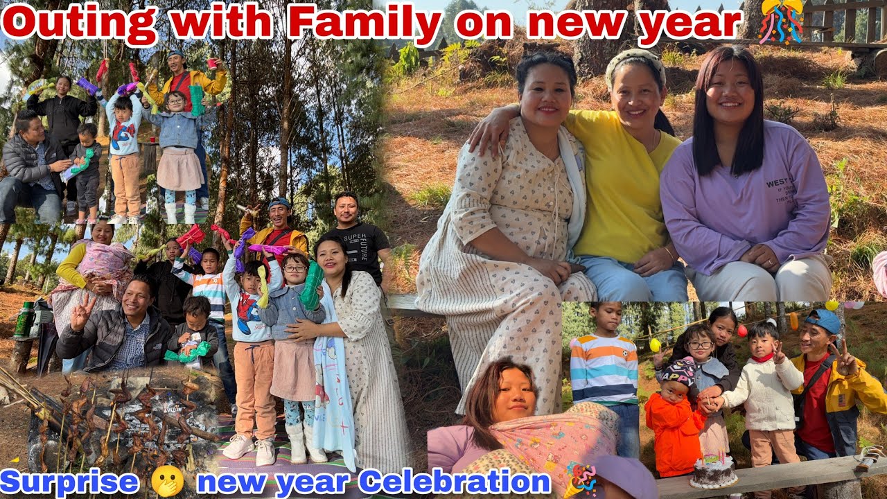 Surprise 🫢 new year manaya without any Planning| Outing With Family in Ziro | @Miloaro3603