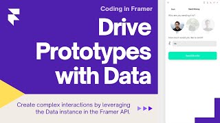 Title card showing a screenshot of the bank app project and the title "Designing with Data - 5" on a purple background