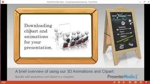 Using 3D Animations and Clipart