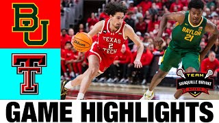 #11 Baylor vs Texas Tech Highlights | NCAA Men's Basketball | 2024 College Basketball