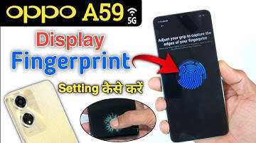 Oppo a59 5g fingerprint lock setting | oppo a59 5g fingerprint screen lock | fingerprint sensor