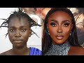 BARBIE ⬆️ BRIDE👆VIRAL video 💣BOMB🔥😱MUST WATCH 😳 MAKEUP AND HAIR TRANSFORMATION ❤️MELANIN WOC MAKEUP