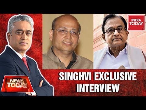 Chidambaram's Counsel, Abhishek Singhvi Speaks On CBI Court Order | India Today Exclusive