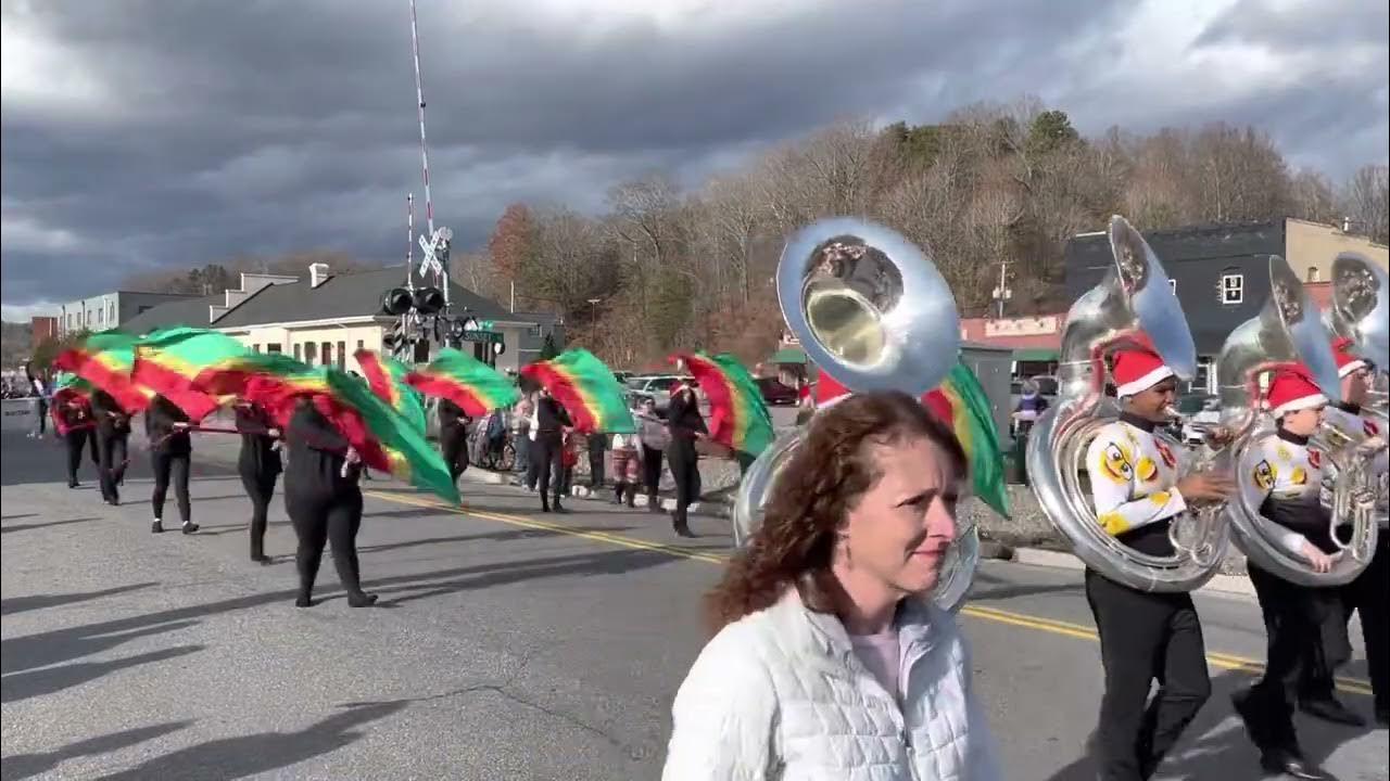 2022 Bassett Christmas Parade Marching Band and JROTC YouTube