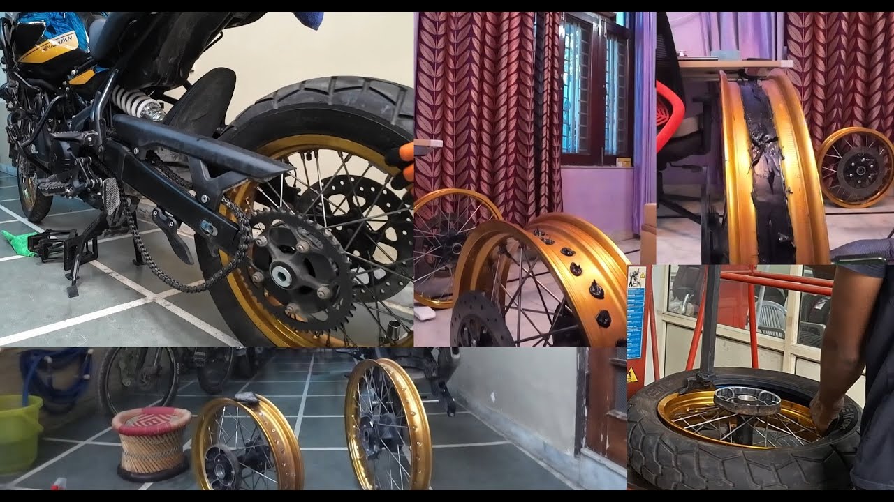 Himalayan 450 Rim Tubeless Conversion - DIY | EP-1