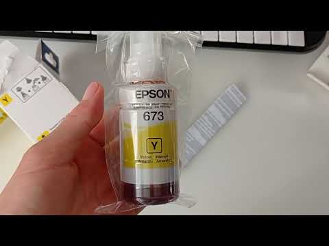 Контейнер с чернилом Epson T6734 L800/L805/L810/L850/L1800 Yellow (C13T67344A)