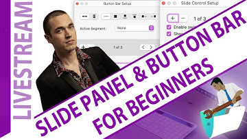 Slide Panel & Button Bar in Claris FileMaker for Beginners