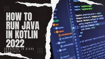How to run java code in kotlin 2022 | Kotlin interoperability | Kotlin Tutorial | Stark Creativity