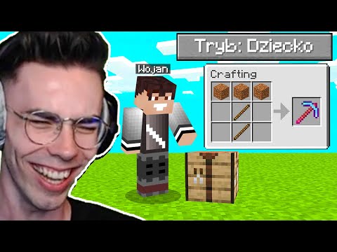 PRZECHODZE MINECRAFT na NAJŁATWIEJSZYM TRYBIE NA ŚWIECIE! *TRYB DZIECKO*