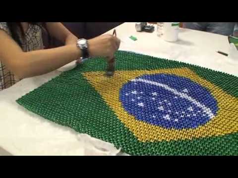 Block Folding da Bandeira do Brasil!