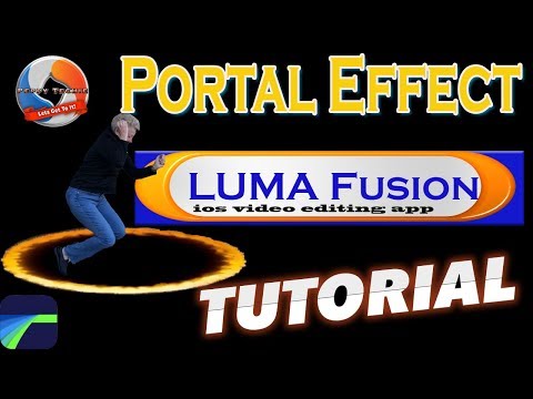 Portal Effect using Luma Fusion Tutorial! On IOS!