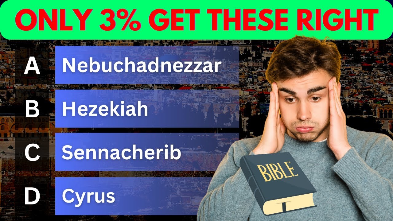 Can You Get 10 Right On This Bible Quiz 25 Questions Hard Bible Trivia