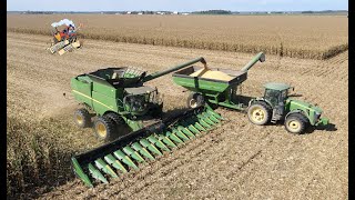 High Moisture Corn Harvest near Ruth Michigan