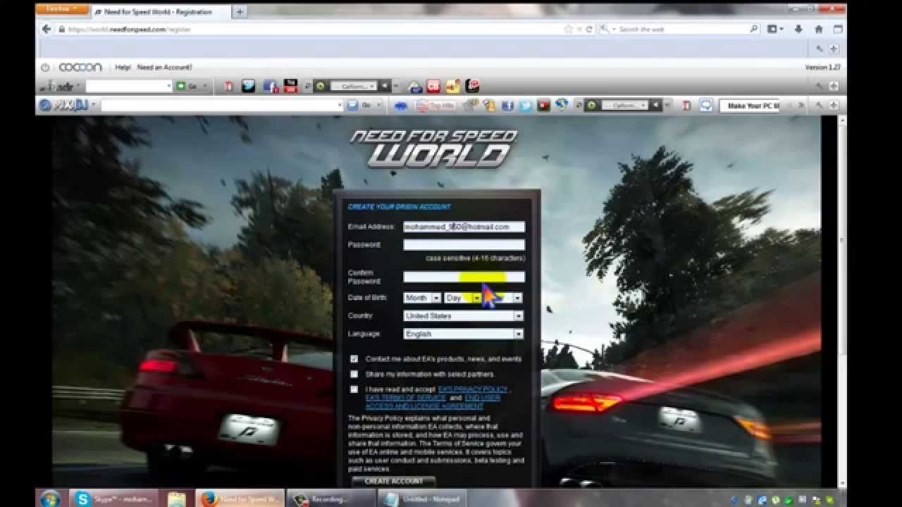 need for speed world download.