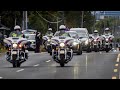 Warmington procession accompanies const andrew hong to funeral home