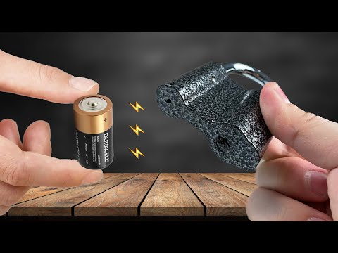 🔥🔥Open any lock without a key within 1 minute! Best method to open a lock