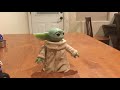 Baby Yoda uses the force in the kitchen