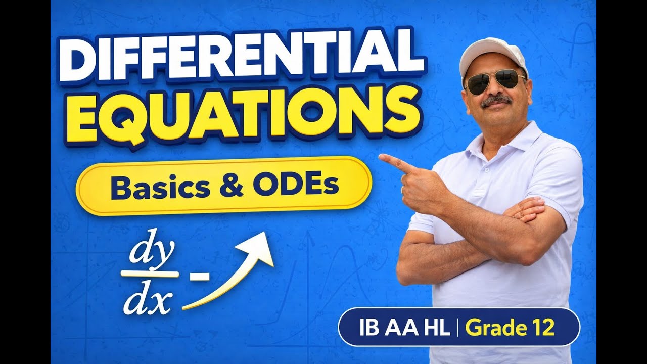 Differential Equations: Definitions & Examples | IB AA HL - YouTube