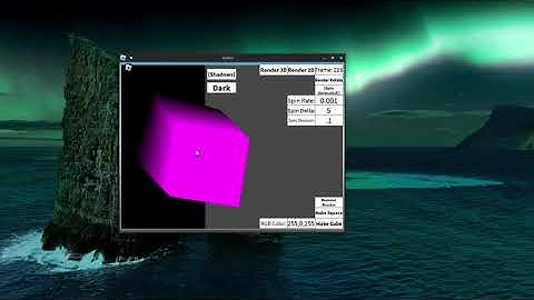 Roblox Rendering Engine Test 1