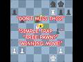 “Simple Discovered Check Trap ♟️ | Learn This Winning Move”