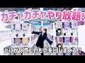 ガチャガチャやり放題で欲しいの片っ端から回しまくってきた まさかの男性に出会う