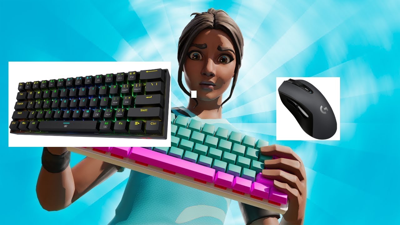 dragonborn k630 swiches brown and g603 lighspeed FORTNITE YouTube