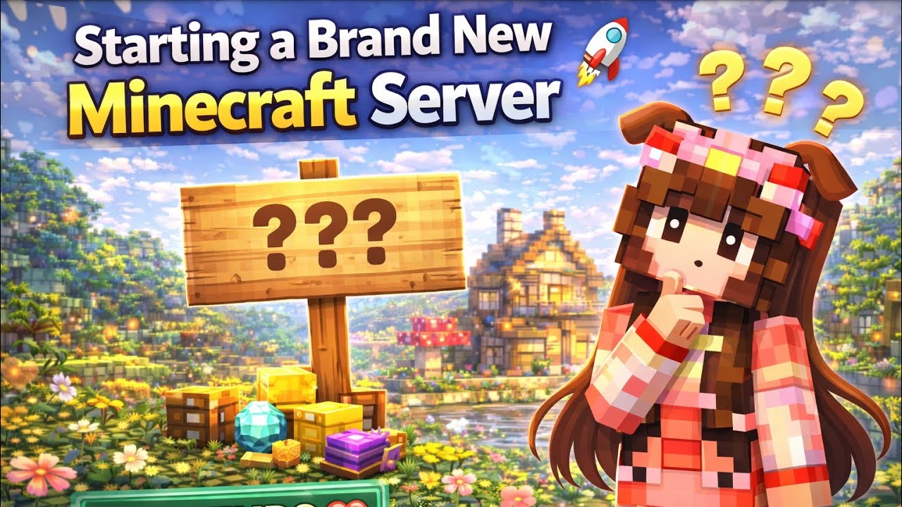Building My Empire on a New Minecraft Server 👑 #minecraft #live - YouTube