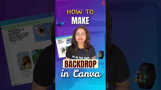 How to Make Backdrop In Canva | how to use canva for beginners