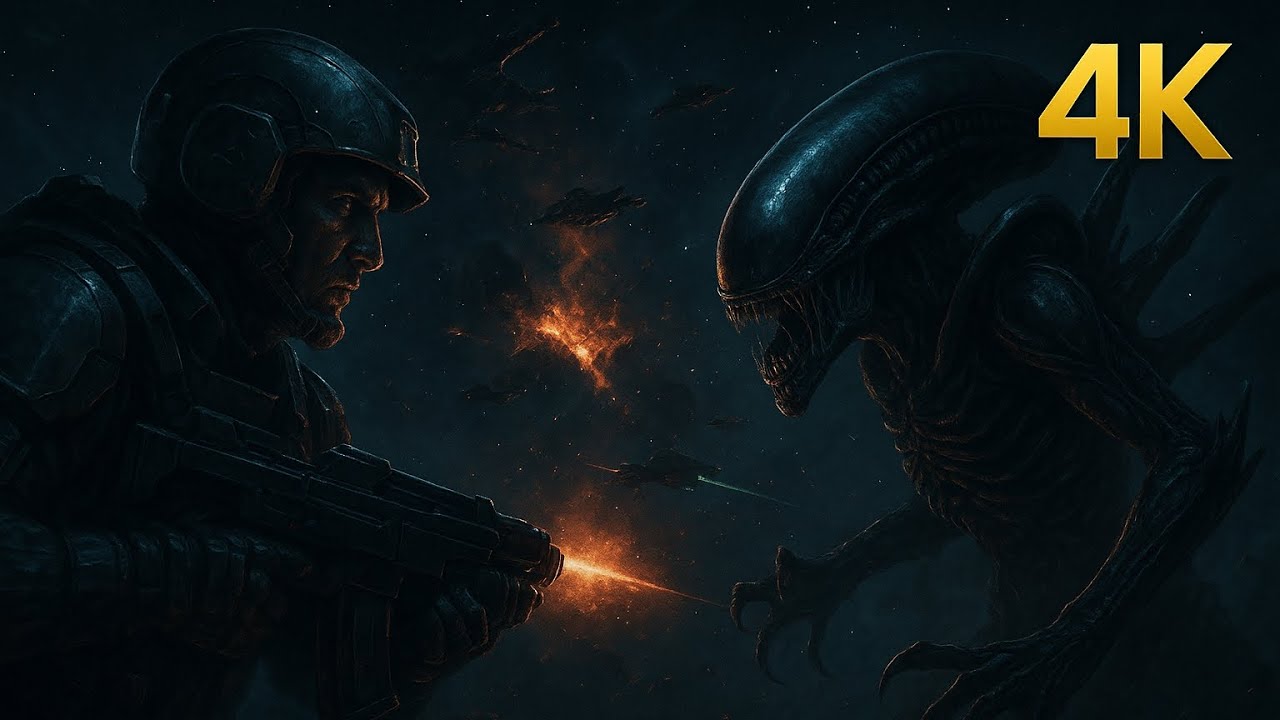 "Ancient Predator King Boss Fight | Aliens vs Predator (2010) 4K ...
