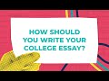 How to Write a Compelling College Essay