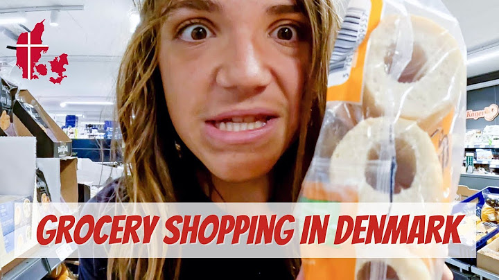 Our family grocery shopping experience in the DENMARK