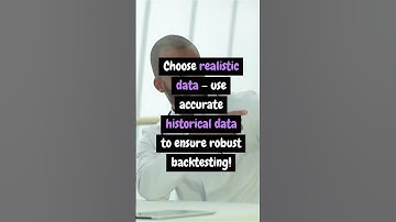 How to Backtest Algorithmic Trading Strategies #algotrading #finance #investing