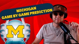 2024 MICHIGAN WOLVERINES GAME BY GAME PREDICTION - COLLEGE FOOTBALL