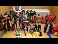 Showing everyone all my Optimus Prime&#39;s and Nemesis Prime too